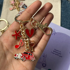 The Weekend Edit | Keychain Set of 3 | Multipurpose Bagcharms