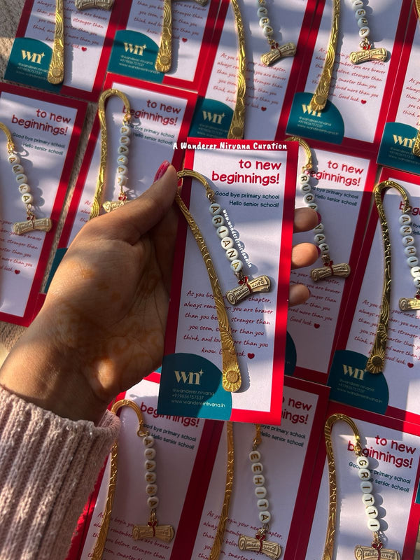 A Name Graduation Bookmark