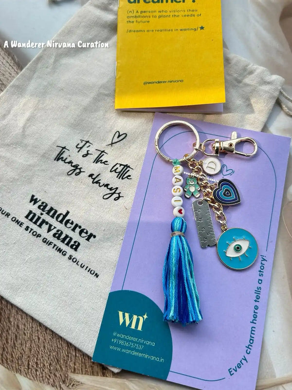 Masi Personalised Evileye Keychain Bagcharm