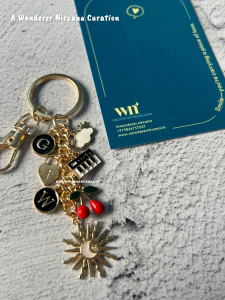 Baby Now That I Found You Personalised Keychain Bagcharm | Off Campus Inspired Couple Keychain
