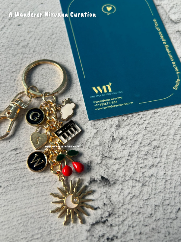Baby Now That I Found You Personalised Keychain Bagcharm | Off Campus Inspired Couple Keychain