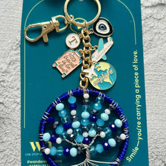 Adventure Travel Tree of Life Keychain Bagcharm