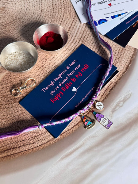 Party Rakhi Keychain
