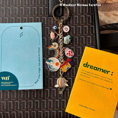Evileye Oceanic Vibe Boarding Pass Bagcharm Keychain