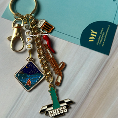Dean Chess Camping Hockey Off Campus Inspired Personalised Keychain