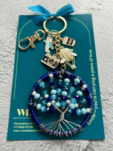 Adventure Coffee Tree of Life Keychain Bagcharm