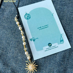 Sun Beaded Phonecharm