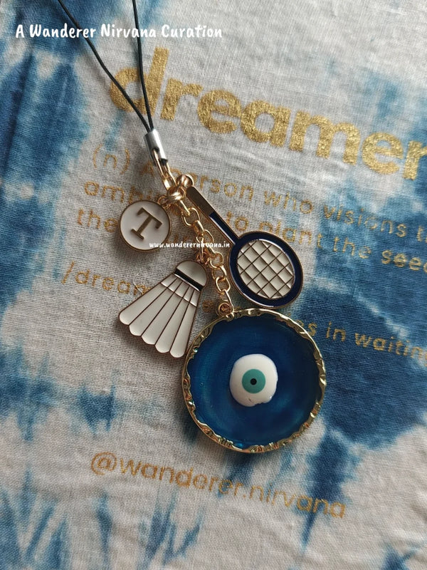 Badminton Phone charm