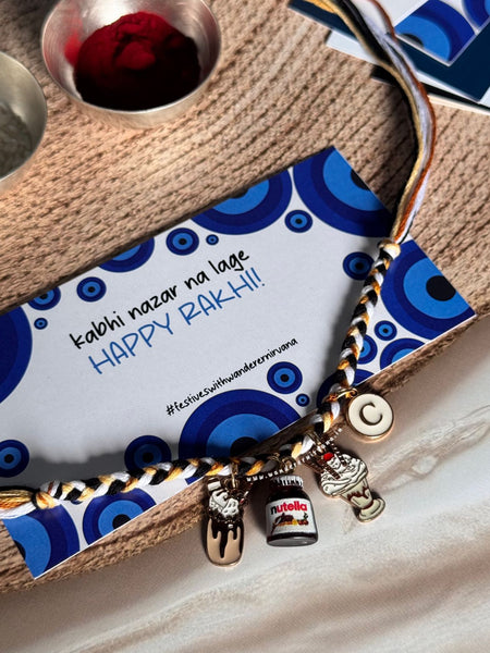 Chocolate Lover Rakhi Keychain