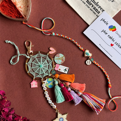 Dreamcatcher boho Travel Paris Home Evileye Bhaiya Bhabhi Set