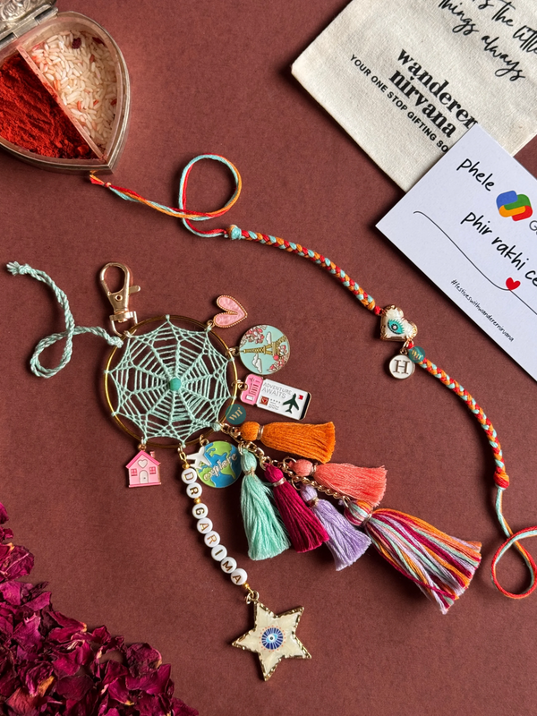 Dreamcatcher boho Travel Paris Home Evileye Bhaiya Bhabhi Set