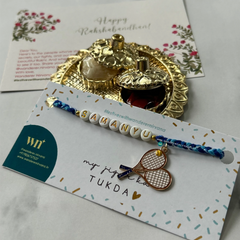 Personalised Tennis Rakhi | Handmade Sports Rakhi