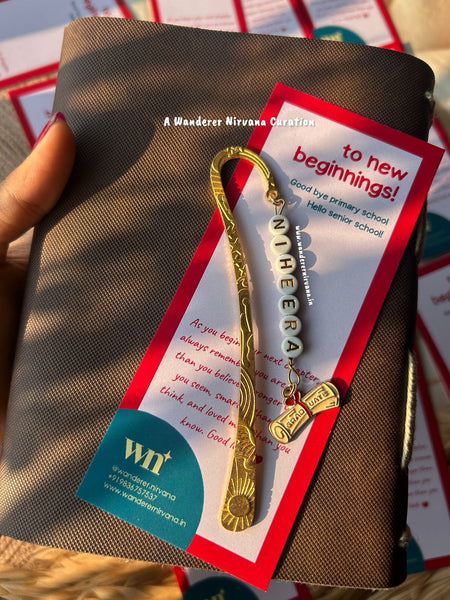 A Name Graduation Bookmark