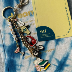Hannah Off Campus Inspired Personalised Keychain Bagcharm | Music Girl Aesthetic Custom Keychain