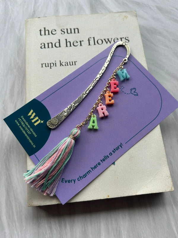 Name Boho bookmark