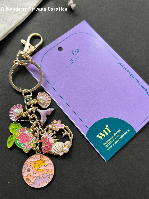 Sunset by the Shore Personalised Beach Bagcharm