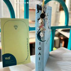 11:11 Star Moon Martini Personalised Bookmark