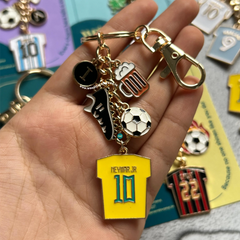 A Beautiful Game Football Keychain| Neymar Jr Inspired Personalised Football Keychain