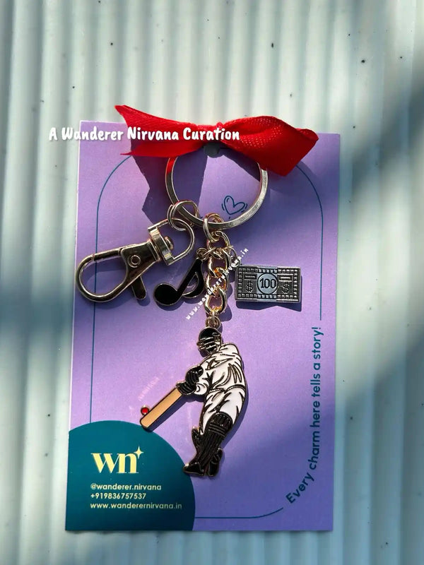 Cricket Music Ambition Keychain