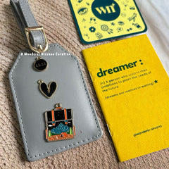11:11 Travel Grey Luggage Tag