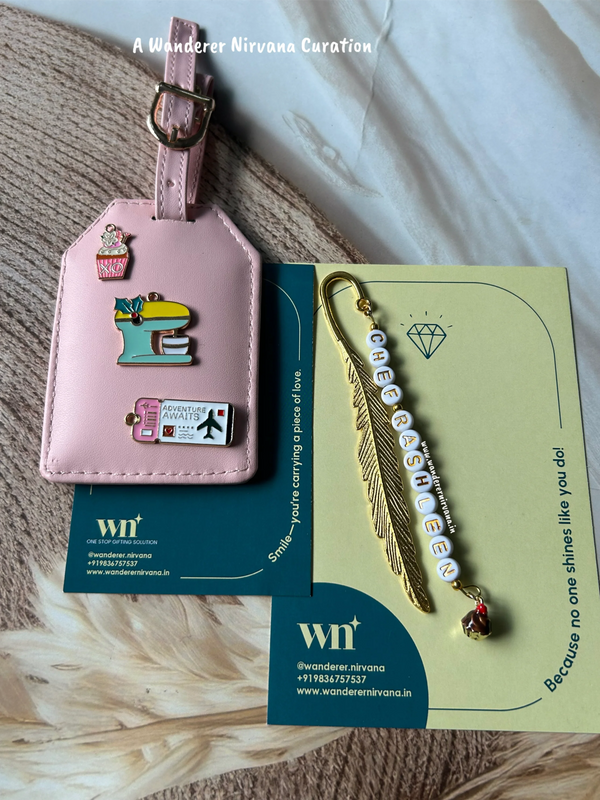 For Chef Bookmark  and Travel Luggage tag