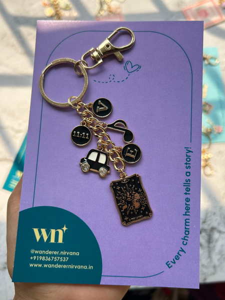 LongDrive 11:11 Music Lover Personalised Story Keychain