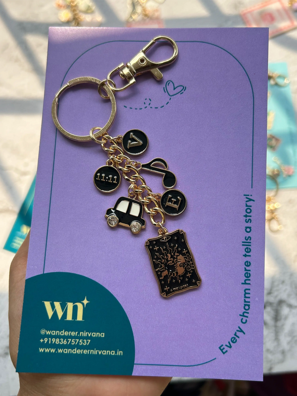 LongDrive 11:11 Music Lover Personalised Story Keychain