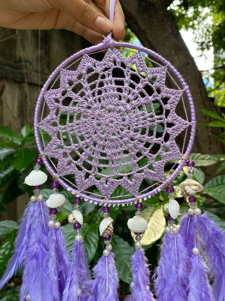 Lavender Flower Dreamcatcher