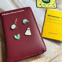 Badminton Themed Passport Cover
