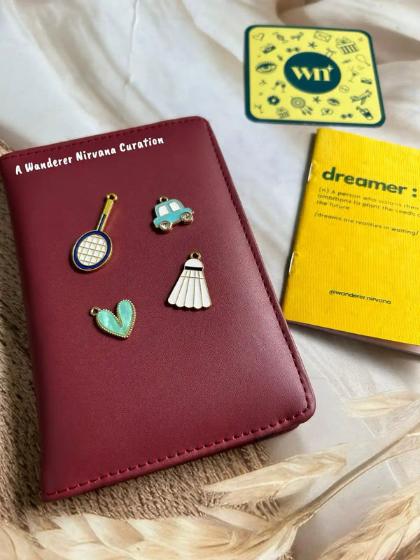 Badminton Themed Passport Cover