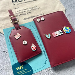 Passport Cover and Luggage tag Combo for Maa
