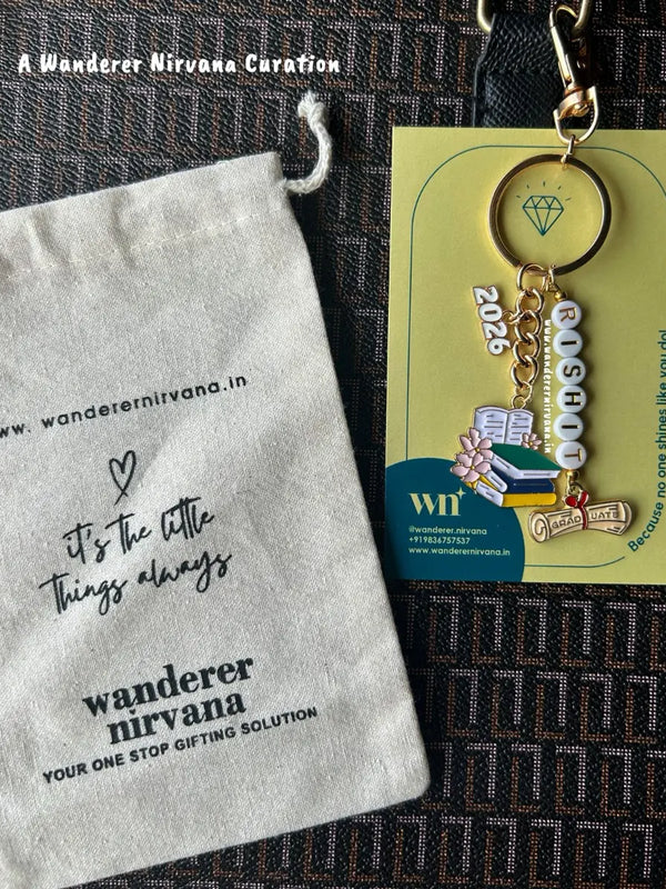2026 Personalised Graduate Keychain Bagcharm