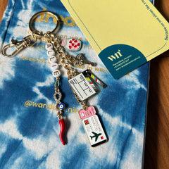 Allie Off Campus Inspired Personalised Keychain Bagcharm | Theatre Girl Aesthetic Custom Keychain