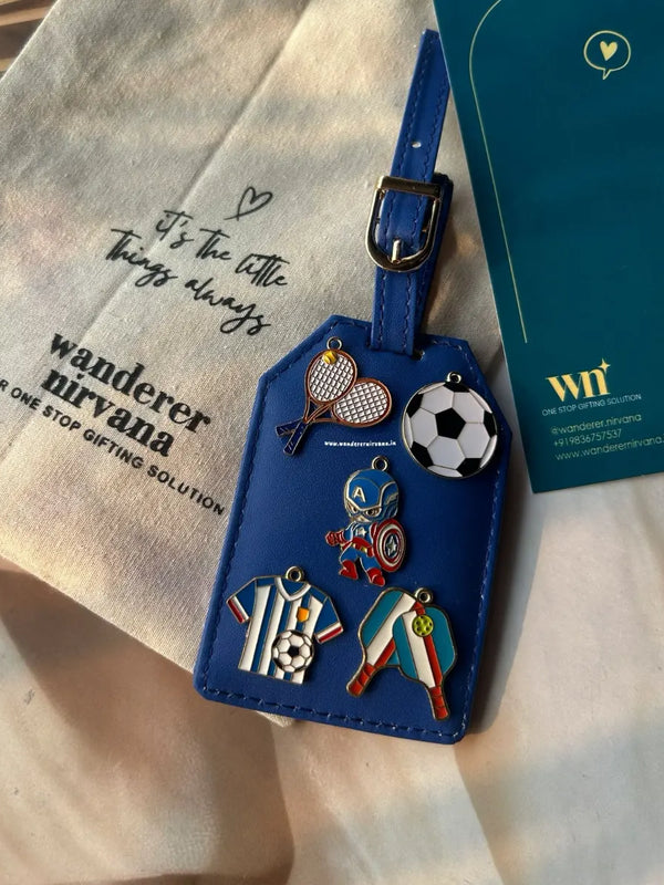 Football Tennis  Avenger Luggage tag