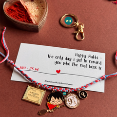 Ticket to Hogwarts Rakhi Keychain