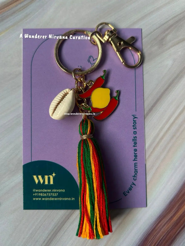 Nimbu Mirchi Boho Bagcharm