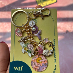 Pink Parade in Paradise Keychain