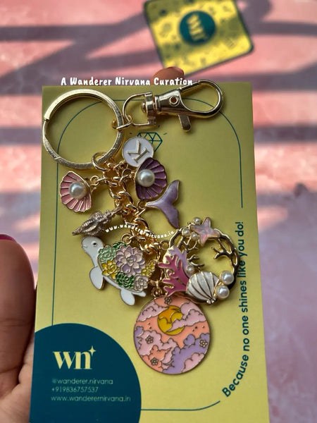 Pink Parade in Paradise Keychain