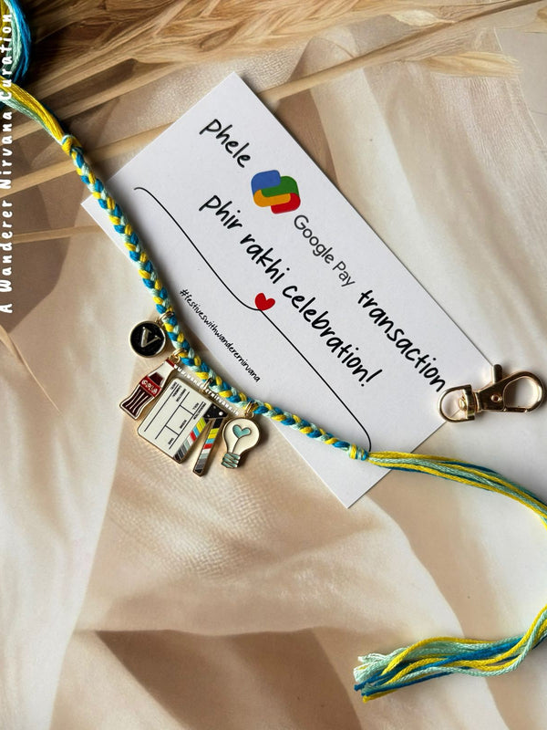 Cinema Charm Rakhi Keychain