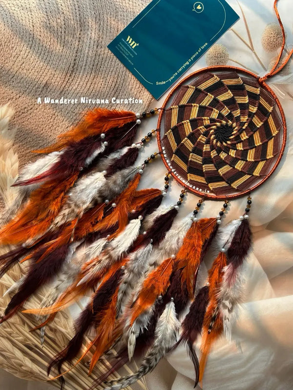 Brown Sandy Tunes Dreamcatcher
