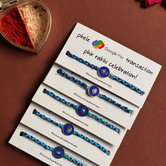 Evileye Guilding Light Rakhi set of 5