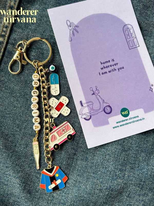 Doctor Duty On The Go Keychain Bagcharm