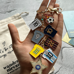 A Legends Locker Football Keychain | Football Legends Personalised Keychain