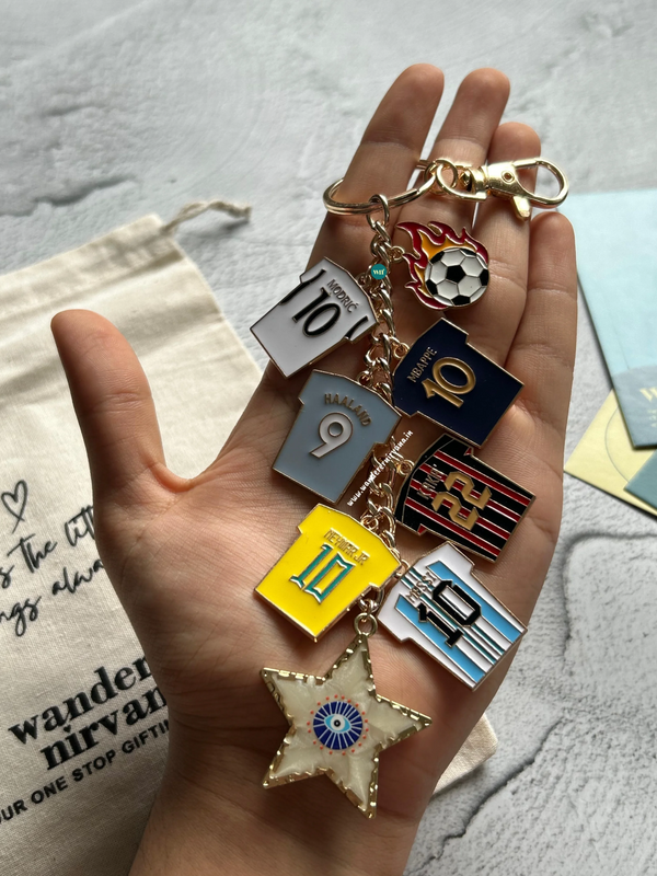 A Legends Locker Football Keychain | Football Legends Personalised Keychain