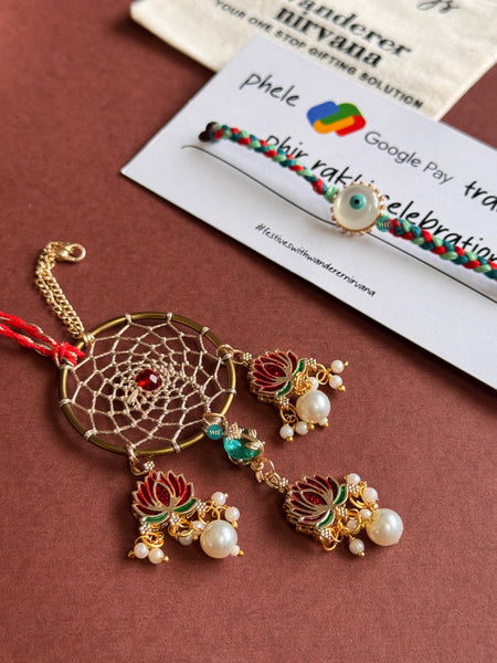 Dreamcatcher Lotus Evil eye Bhaiya Bhabhi Set