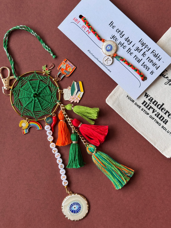 Dreamcatcher Boho Travel Book Evileye Bhaiya Bhabhi Set
