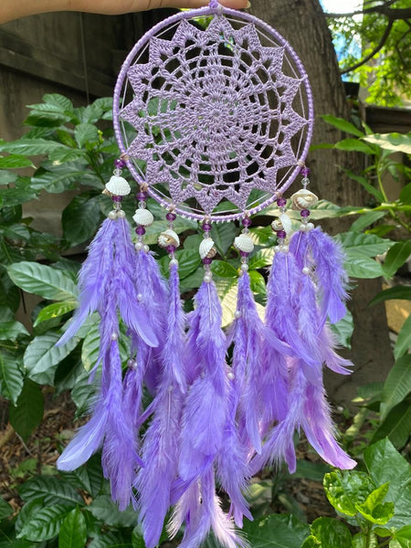 Lavender Flower Dreamcatcher