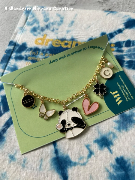 Panda Butterfly love luck 11:11 bracelet