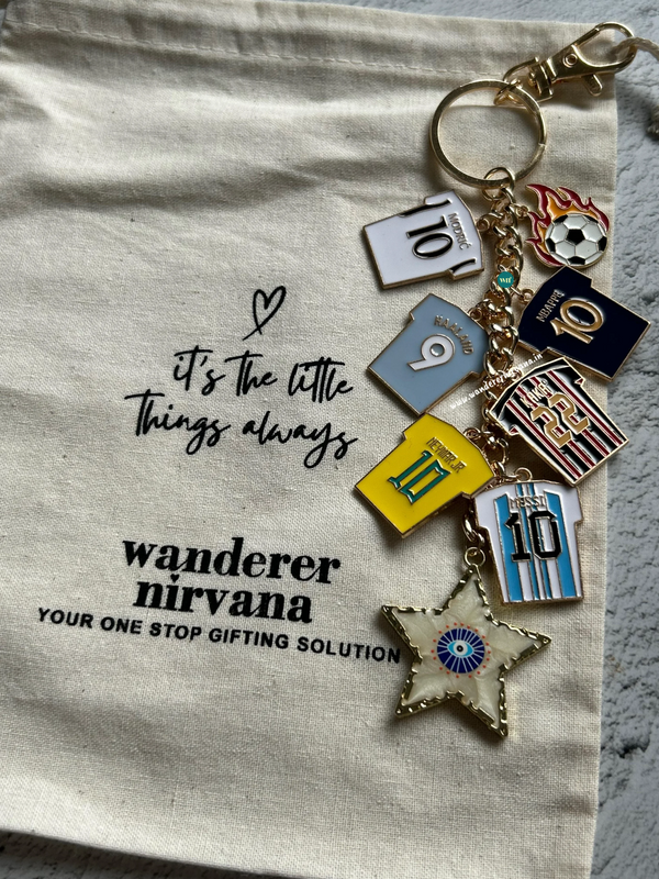 A Legends Locker Football Keychain | Football Legends Personalised Keychain