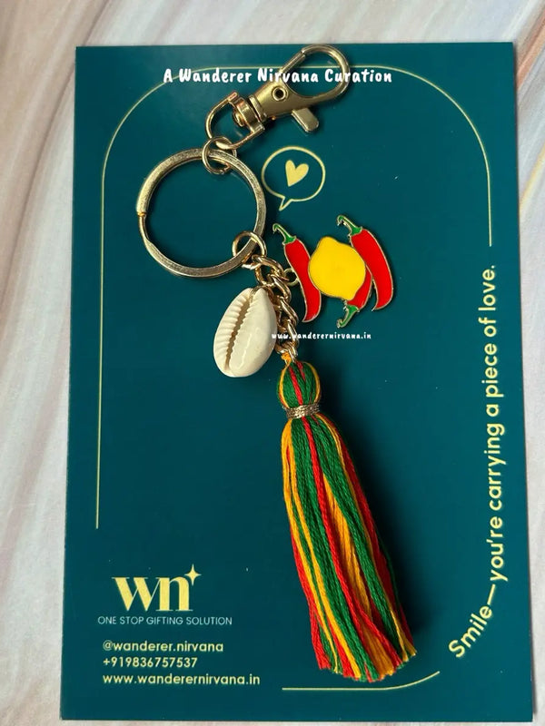 Nimbu Mirchi Boho Bagcharm